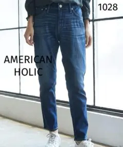 1028 AMERICAN HOLIC テーパードデニムパンツ