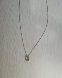 K14WG プチダイヤモンドネックレス