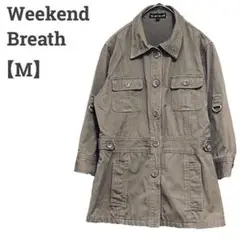 Weekend Breath レディース M ミリタリージャケット 秋冬♡カーキ