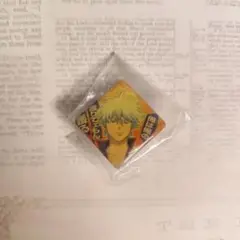 ミニピンバッジ銀魂　坂田銀時　アニメジャンプ　バッチ　レア物　ガシャポン