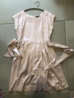 green label relaxing半袖ひざ丈ワンピース 40 ベージュ