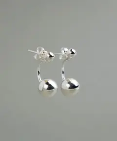 美品 3+8ｍｍボール925ピアス（ieLS）KU-CROISSANT, anq