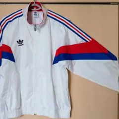アディダス デサント製 90s ウィンドブレーカー ピステ Ｌ used 美品