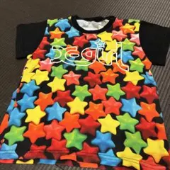 エックスガール！カラフル星柄 Tシャツ 4T (100cm)
