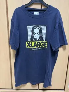 希少　XLARGE xgirl コラボ　ネイビー Tシャツ