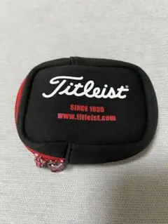 Titleist ゴルフ用小物入れ 黒/赤