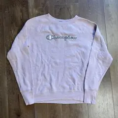 c-boy 00s Champion ピンクトレーナースウェット短丈ボックス　M