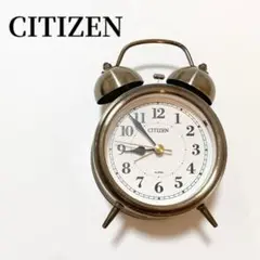 CITIZENシチズンアンティークゴールドアラーム付き置時計目覚まし時計
