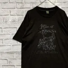 USA製90sヴィンテージTシャツ！シングルステッチ　ブラウン半袖古着L77