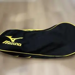 Mizuno テニスラケットバッグ 黒/黄