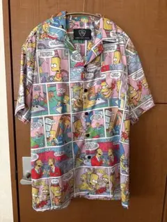 シンプソンズ コミック柄 シャツ