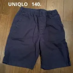 UNIQLO ネイビー ハーフパンツ 140cm