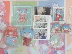 プロセカ 初音ミク まとめ売り グリッター缶バッジ もちマス ラッキーくじ