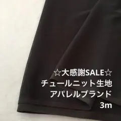 D3L/5744◆3m 感謝祭/ポリエステルチュールニット生地/アパレル