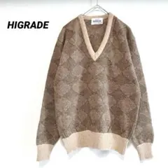 HIGRADE ニット　セーター　Vネック　M
