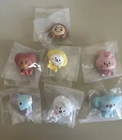 BT21 ならぶんですマスコット ガチャガチャ7個セット