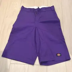 Dickies 紫 ハーフパンツ 28