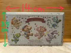 ダッフィーと仲間たち 空き缶 14×8.5×4㎝