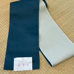 半幅帯④ グリーン　リバーシブル