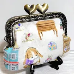 ユキエモン ドールハウス ハンドメイド ミニ がま口ポーチ 小銭入れ ケース