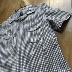 GAP チェック柄 半袖シャツ メンズ M