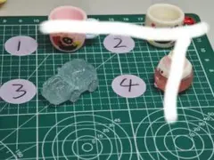 猫とハローキティのミニチュアセット③