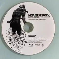ブルーレイディスク 非売品 METALGEARSOLID4