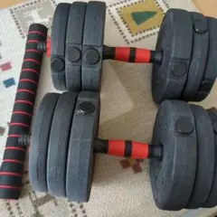 可変式ダンベル 10kg✕2　バーベルも可能