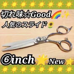 切れ味抜群スライドシザープロ用ハサミ美容師サロン仕様✨Newシザー操作性抜群です