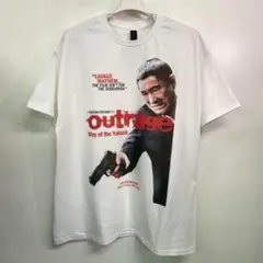 OUTRAGE アウトレイジ 北野武 ［Lサイズ］ Tシャツ White