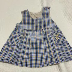 ファミリア レトロ チェックワンピース