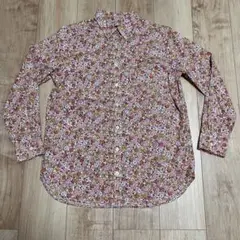 LANDS' END ランズエンド　花柄　総柄　シャツ