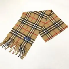 ★美品 BURBERRY ラムウール 100% マフラー ノバチェック