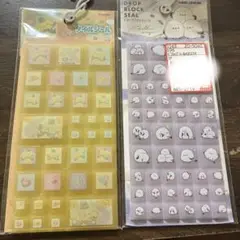 タイルシール　2枚セット　ポムポムプリン　シマエナガ