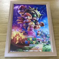 スーパーマリオブラザーズ ②　【B5】フレーム付ポスター風　額装入り映画チラシ