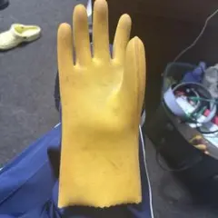 ゴム手袋 イエロー Mサイズ