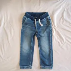 GAP デニムブルー スウェットパンツ 3歳