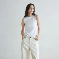 sea room lynn オールドコットFitタンクトップ