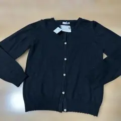 新品タグ付き　Honeysハニーズ　ビジューボタン付きラウンドネックカーディガン
