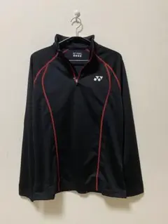 新品 ヨネックス 長袖シャツ ブラック ミドラートップ Mサイズ