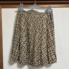 DAKS ハウスチェック　プリーツスカート　ウエスト67センチ