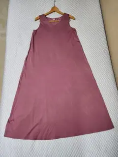 【購入前に連絡願います】ユニクロ ロングノースリーブワンピース M 古着