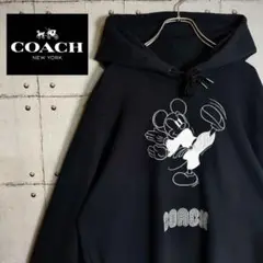 coach × Disney ディズニー コーチ パーカー　ドクロ　フード付き coach × Disney ディズニー コーチ パーカー ドクロ フード付き