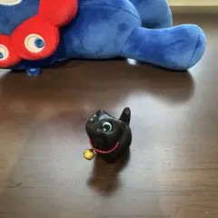 関西大阪万博　スーダン館　猫　置物　黒猫　鈴付き