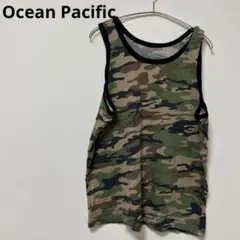 Ocean Pacific 迷彩柄 タンクトップ Lサイズ カモフラージュ柄
