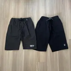 【専用】キッズ　140 ハーフパンツ 黒　2枚セット
