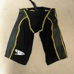speedo 競泳水着 黒/黄色