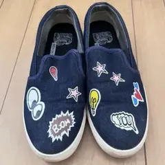 BENCH デニム スリッポンスニーカー　24cm