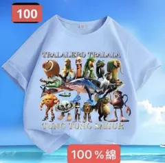 トゥントゥントゥンサフール イタリアンブレインロット キッズ Tシャツ