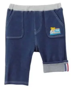 新品未使用⭐︎ミキハウス⭐︎７部丈パンツ⭐︎デニム風